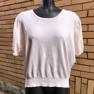 Orvis River Road cream light weight pull over sweater Size Extra Large